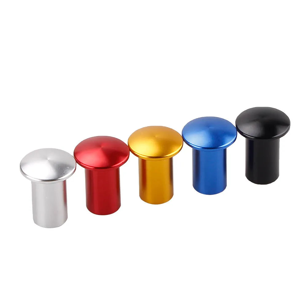Aluminium alloy drift handbrake cap in gold, silver, black, blue, and red colour options