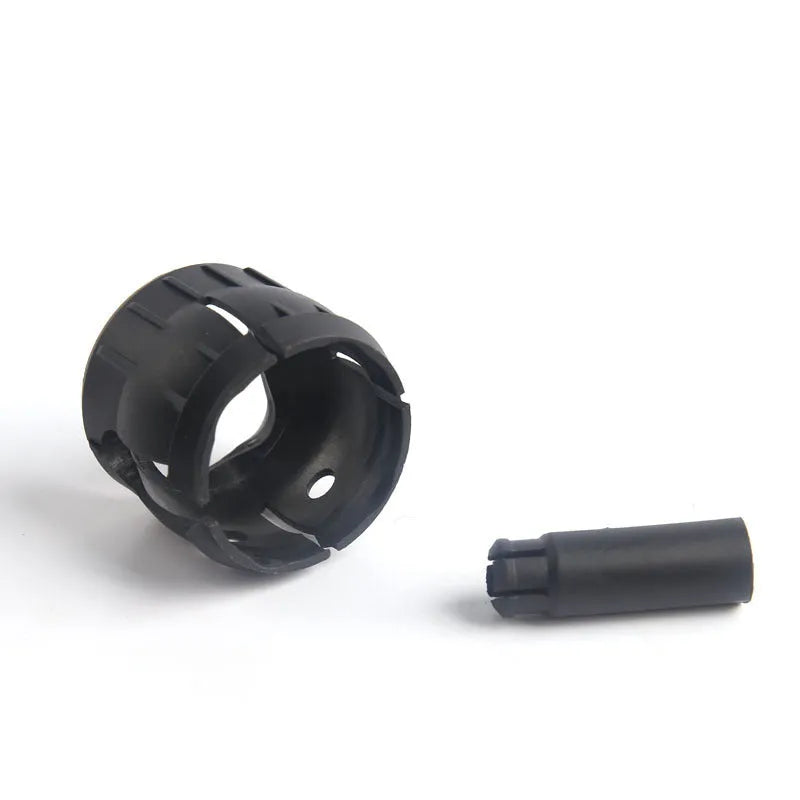 Black plastic gear lever trim accessory for Vauxhall Opel Saifeili car interior