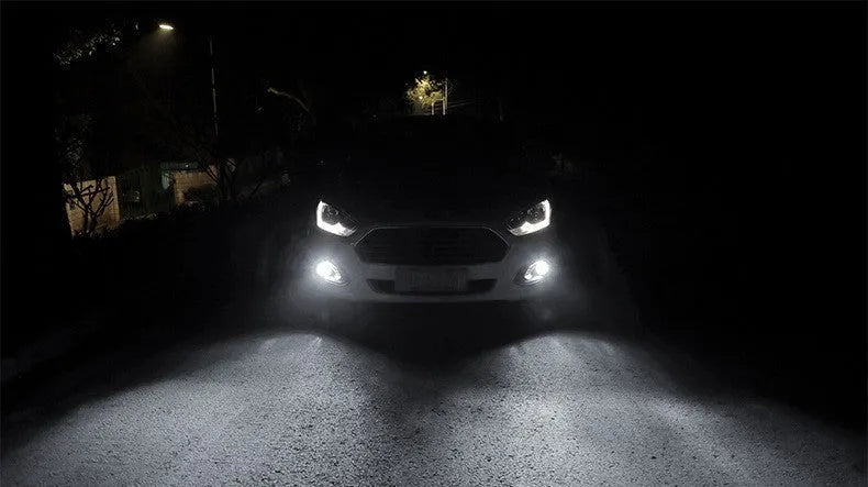 H11 H8 CSP 80W car LED front fog lamp with aviation aluminium housing and white light output