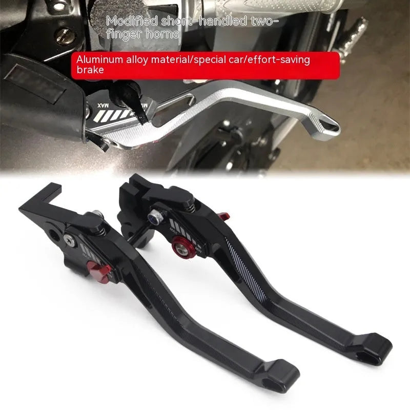Motorcycle metal clutch handle pull rod in six colour options: black, blue, gold, red, titanium, orange.