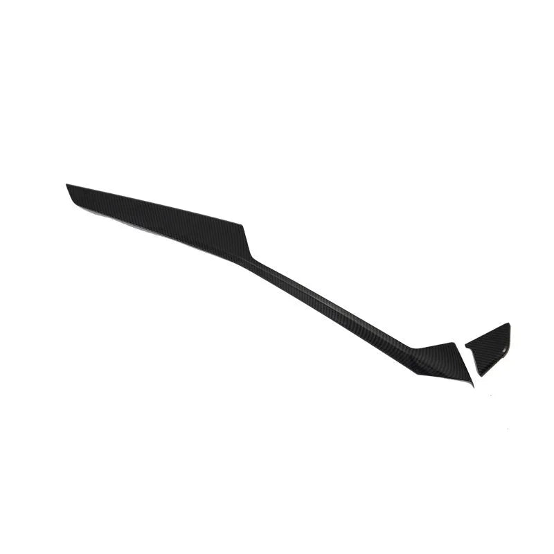 Black ABS centre console trim panel for 2019 BMW X5 cup holder and air vent area.