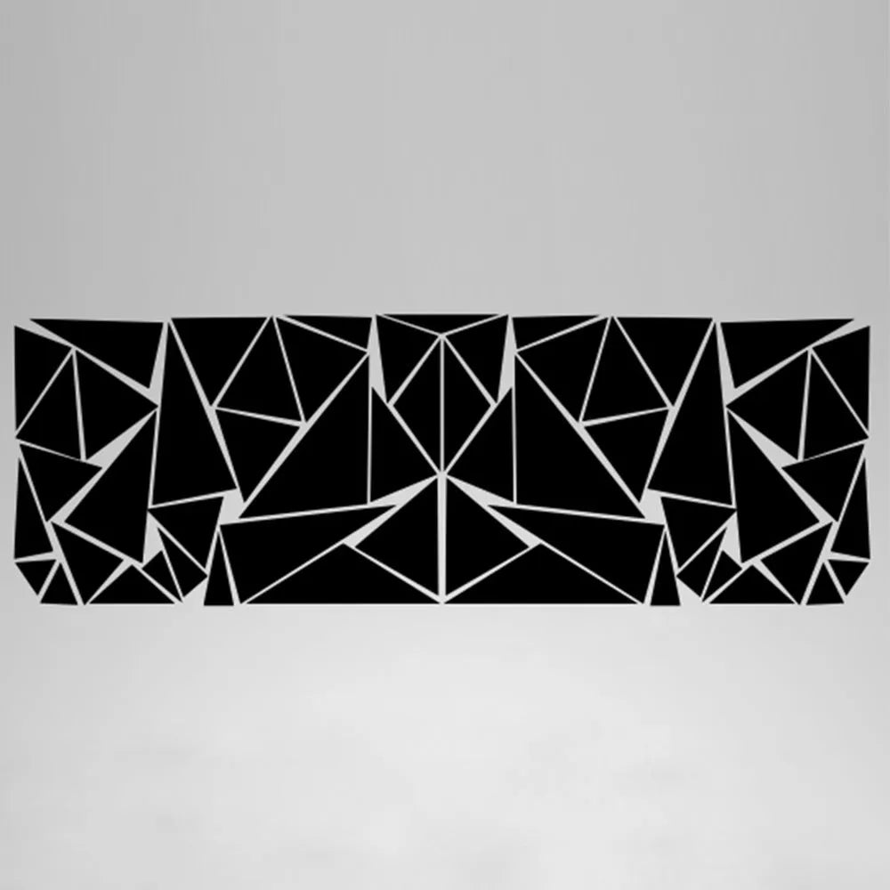 Roll of geometric pattern PET vinyl car wrap film measuring 200cm by 60cm for vehicle modification