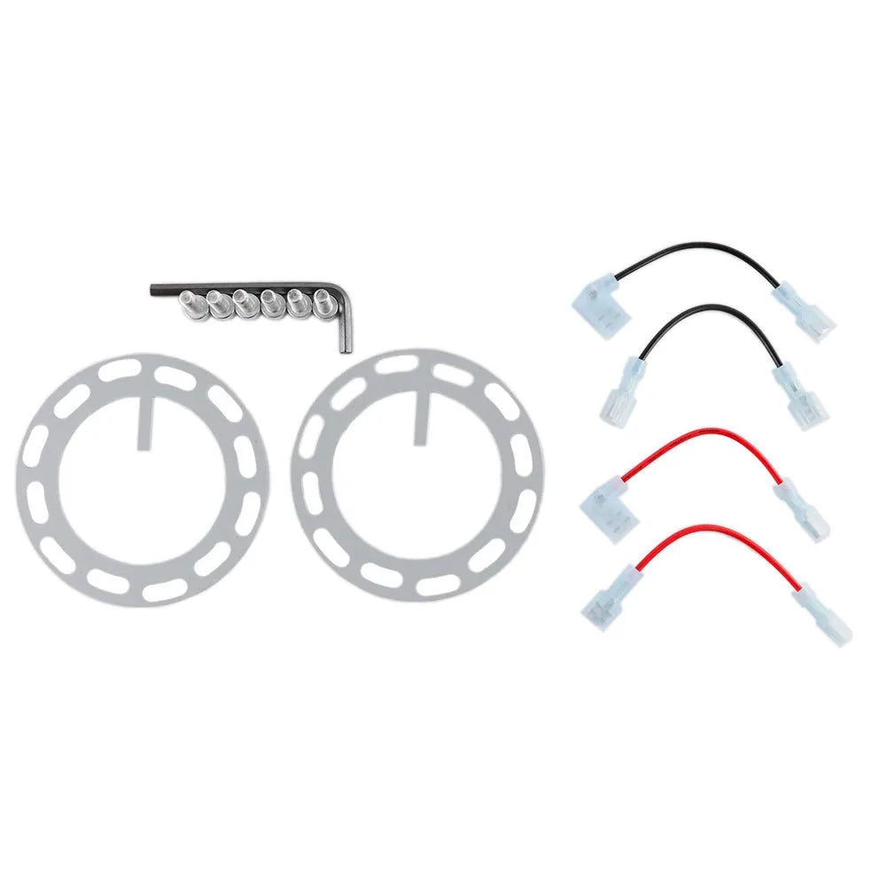 Colourful car steering wheel quick-release connection base with height adjustment insole