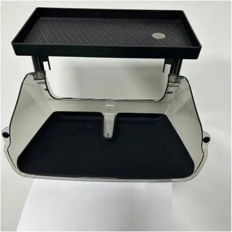 Black ABS plastic storage box for under the Tesla Model 3 and Y centre console screen.