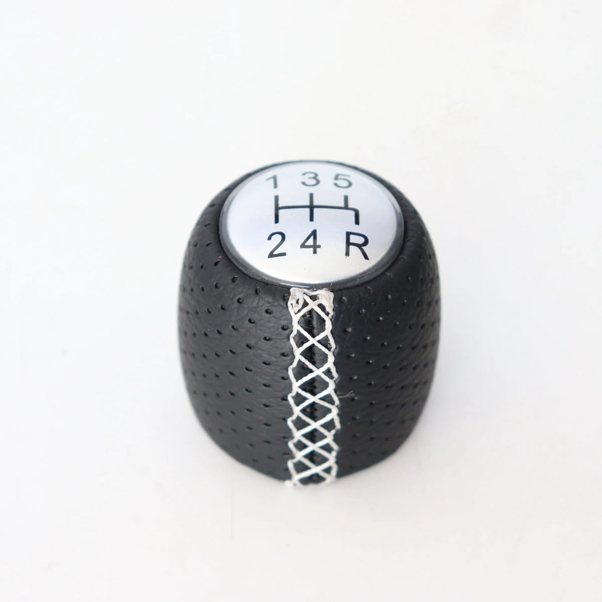 Alpha vehicle sewn wrapped leather perforated handball gear with matte cover