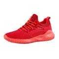 Low-cut breathable running shoes with mesh upper and front strap, shown in multiple colour options.