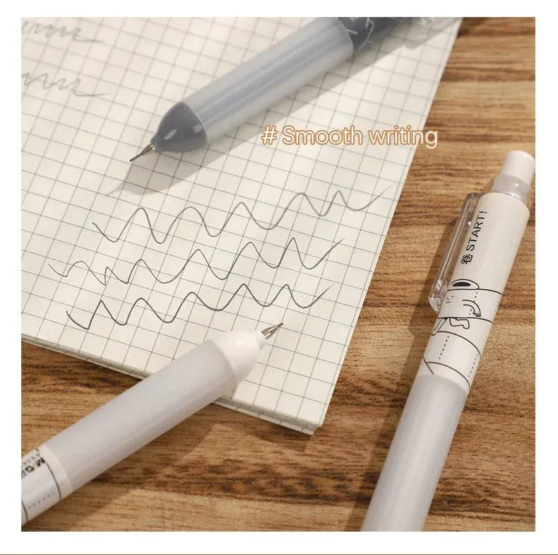 Activity brand 0.5mm automatic pencil with cloud grip, shown in black and white.