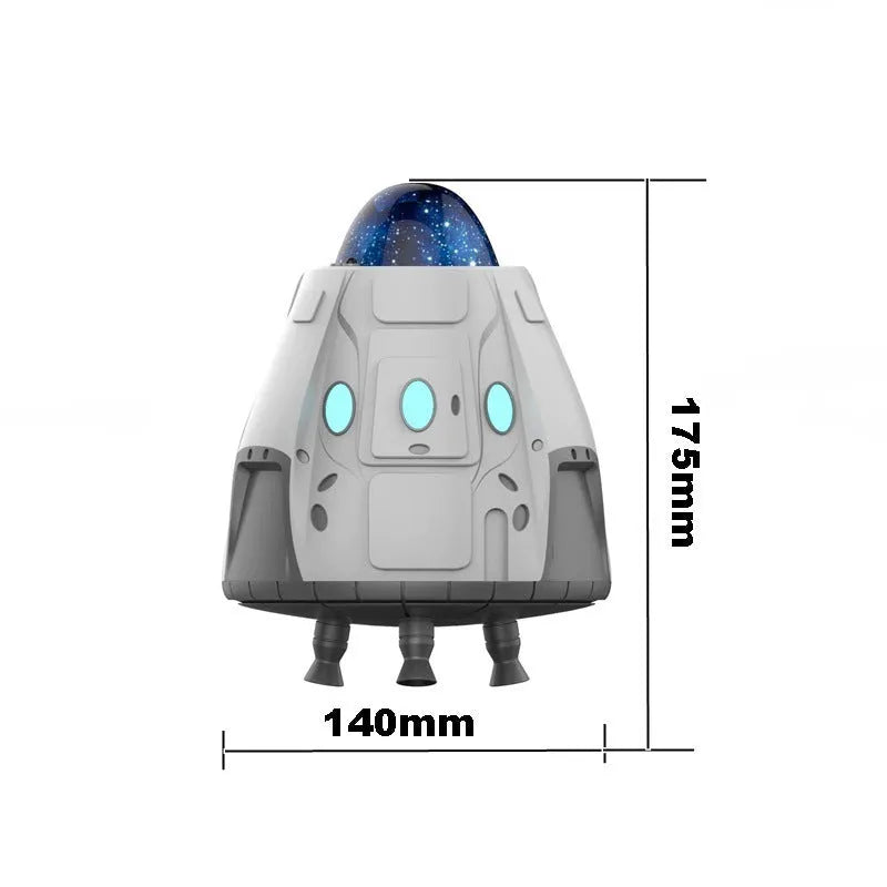 White rectangular Bluetooth remote control northern lights and starry sky ambience light unit