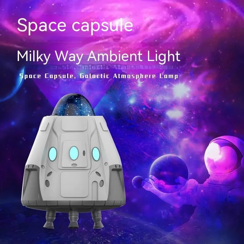 White rectangular Bluetooth remote control northern lights and starry sky ambience light unit