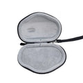 Black nylon mouse protection sleeve for Logitech M720 with grey EVA foam interior