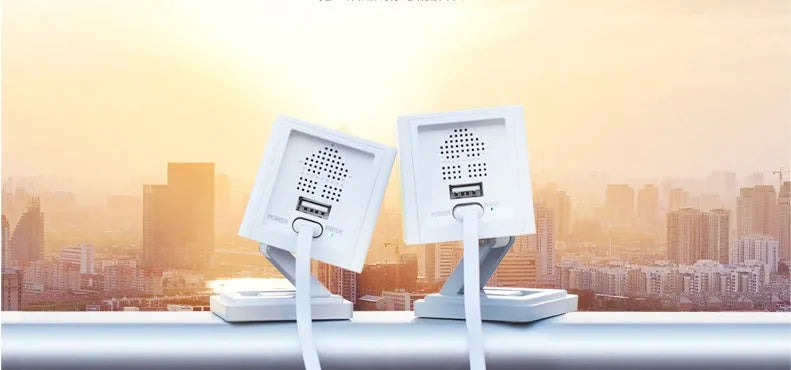 White 50x50x56mm indoor WiFi camera with 1080P resolution, 110° wide-angle lens, and night vision