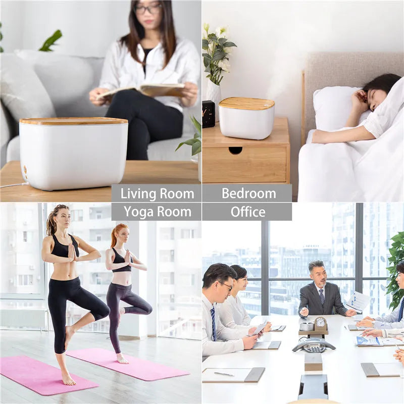 GX-22K household atomiser humidifier with aromatherapy and night light functions