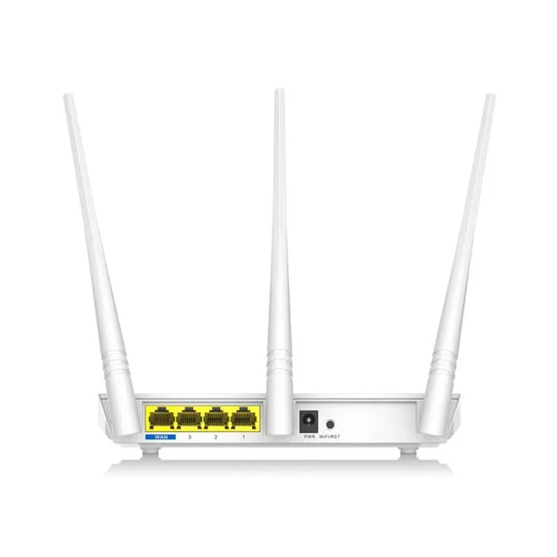 White wireless router with dual-band 2.4G and 5G support for broadband connectivity