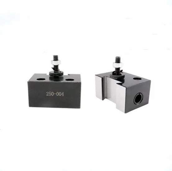 Machifit 250 series steel quick change tool post with wedge gib design for mini lathes.