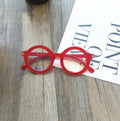 Retro round frame glasses in six colours with UV400 and anti-blue-light protection