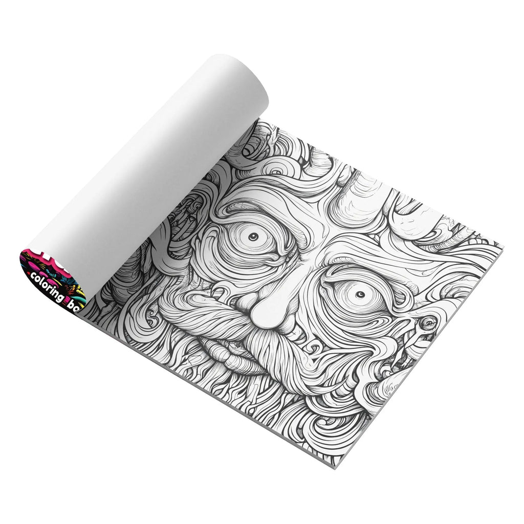 Acid tour coloured creative painting book with 200mm length for art projects