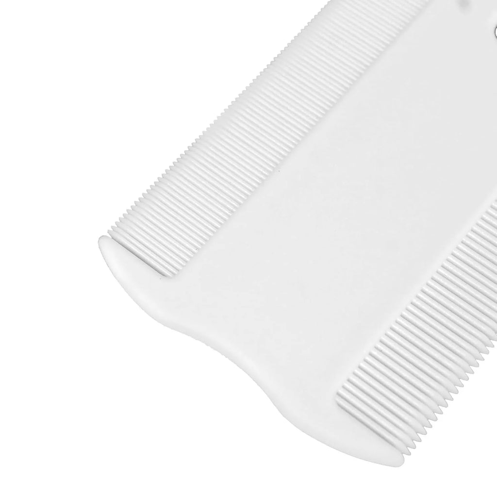 Double sided dense tooth flea comb for cats and dogs measuring 5cm in length for removing fleas and tear stains