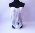 Off-shoulder one-piece swimsuit in European and American sizes for summer