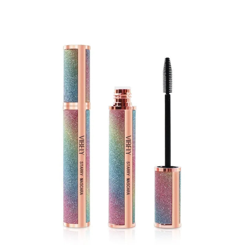 4D waterproof black mascara with long thick curling effect and smudge-resistant formula