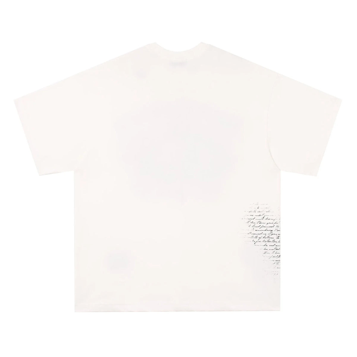 American retro hip hop gothic T-shirt with letter pattern in white or black
