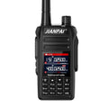 Black Interphone waterproof aviation full band motorcycle communication headset kit with antenna and accessories
