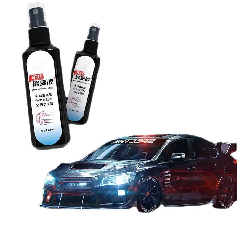 100 ml bottle of car headlight restoration liquid for lens repair and polishing