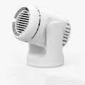 Black and white 12v portable car heater with hot cold settings for vehicle defrosting