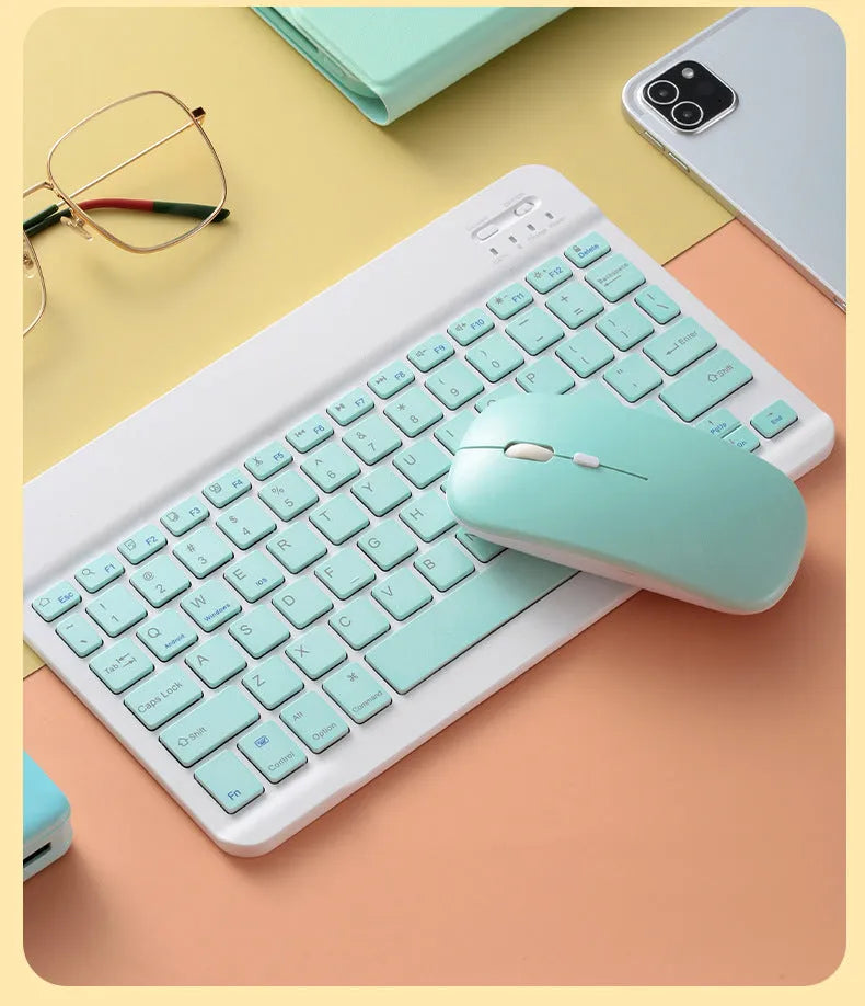 Dual-mode wireless mouse, ultra-thin 100-120mm, 1000dpi, Bluetooth and USB, multi-colour