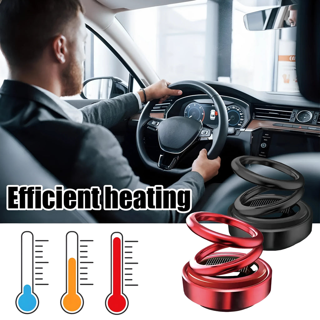 Portable miniature vibration radiator in black or red colour, 5.1cm by 6cm dimensions