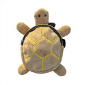 Cartoon turtle shape dog backpack harness with no-pull vest and metal zipper in various colours