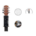Black automatic guitar chord device for novice folk guitar playing and singing practice