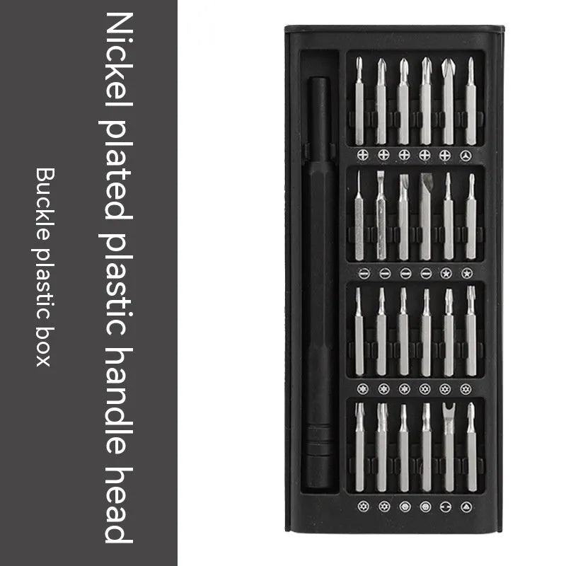 24 in 1 magnetic screwdriver repair kit with chrome vanadium steel shafts and aluminium/plastic handles