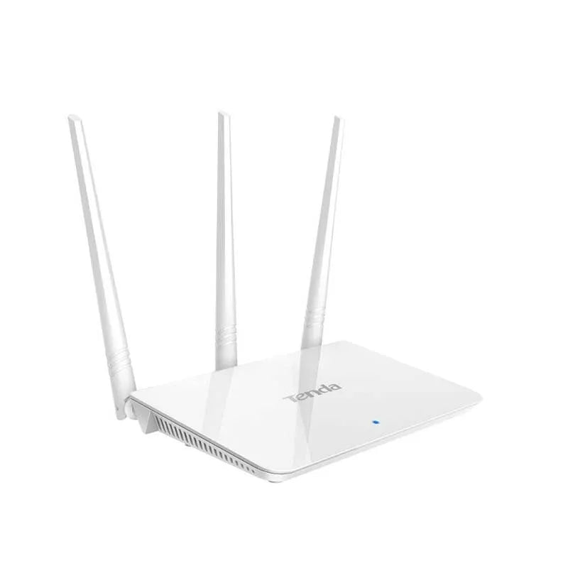 White wireless router with dual-band 2.4G and 5G support for broadband connectivity