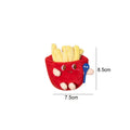 Soft TPR cat chewing toy set with hamburger, chicken leg, bread, fries, and hot dog designs for kitten teething.
