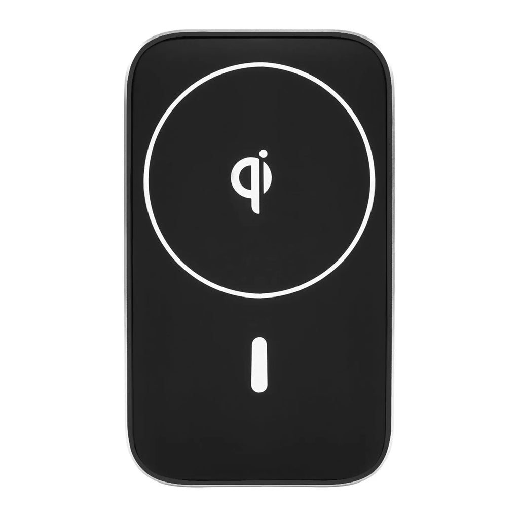 Black M6 car bracket magnetic wireless charger for mobile phones with USB connection