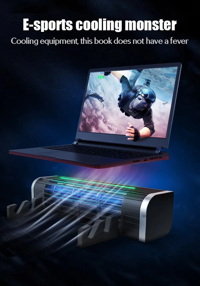 Notebook cooling pad with dual fans, 294mm wide base, USB cable, black colour option