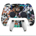 PS5 controller protective sticker set in PVC material with micro-frosted finish