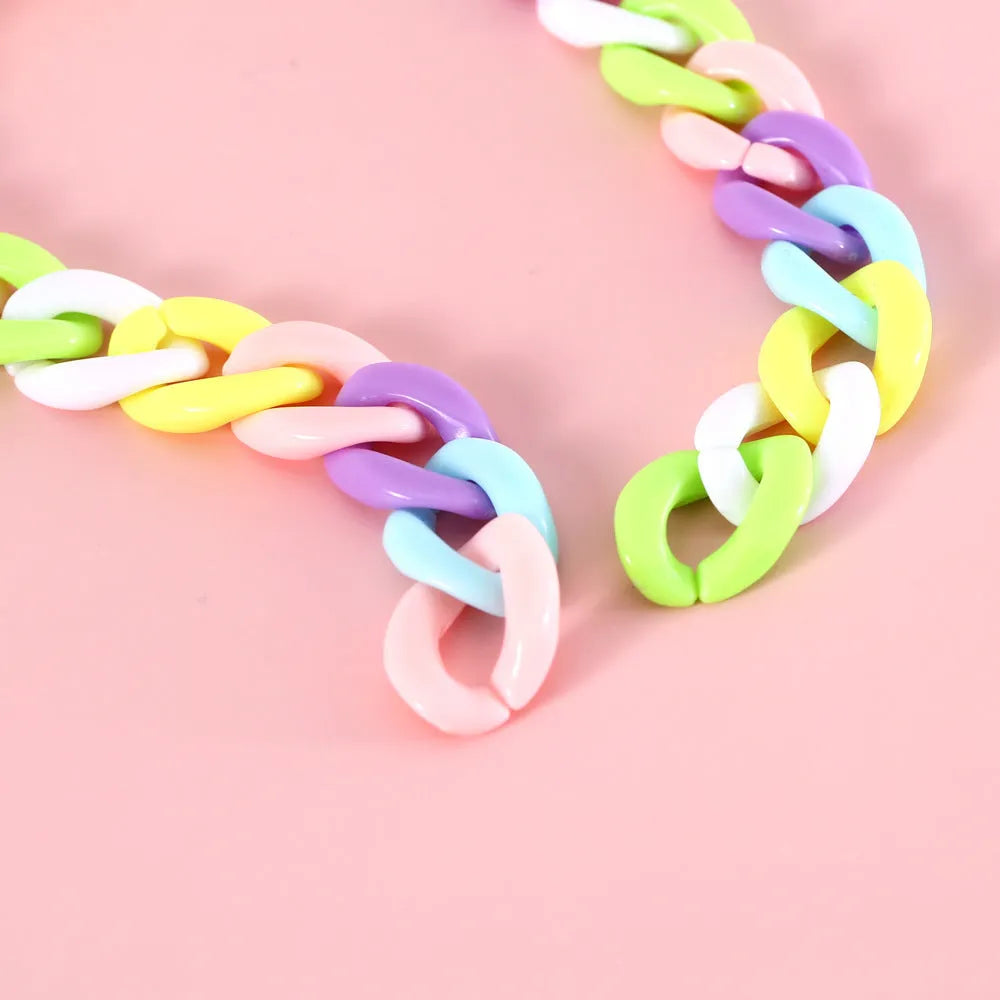 Adjustable plastic pet collar in macaron candy colours for cats dogs rabbits