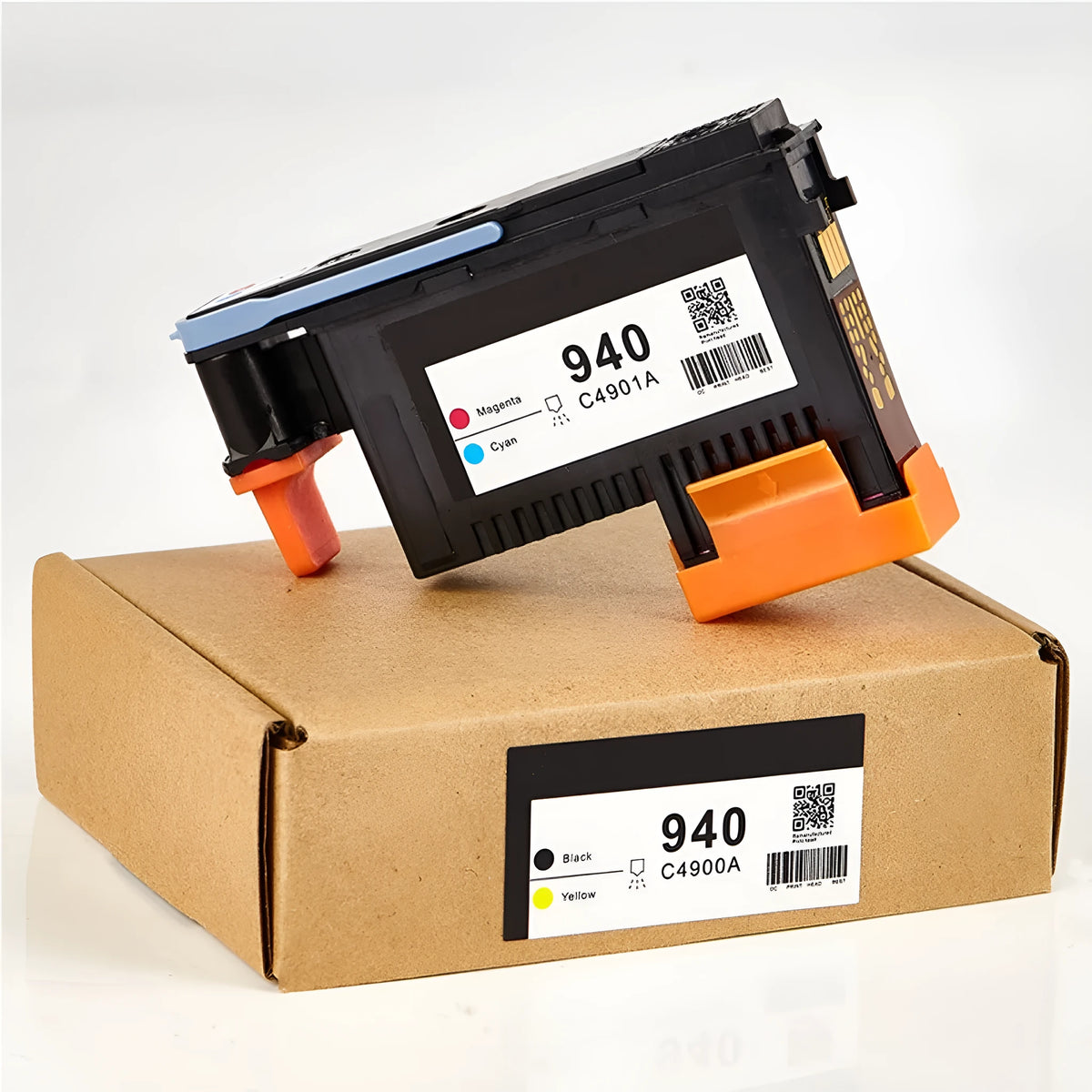 HP940 compatible printing nozzle for C4900A C4901A cartridge replacement in black and yellow colours
