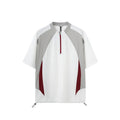 Men's lightweight polyester top in solid colour with stitching detail, available in long or short sleeves