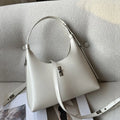 Genuine leather dumpling-shaped crossbody shoulder bag with change pocket and mobile phone compartment