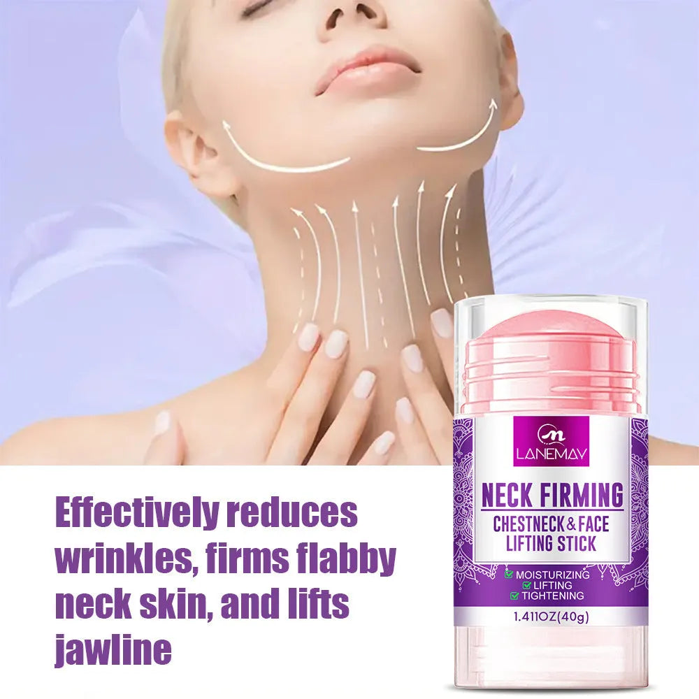 40g jar of anti-wrinkle neck firming cream for moisturising and skin brightening