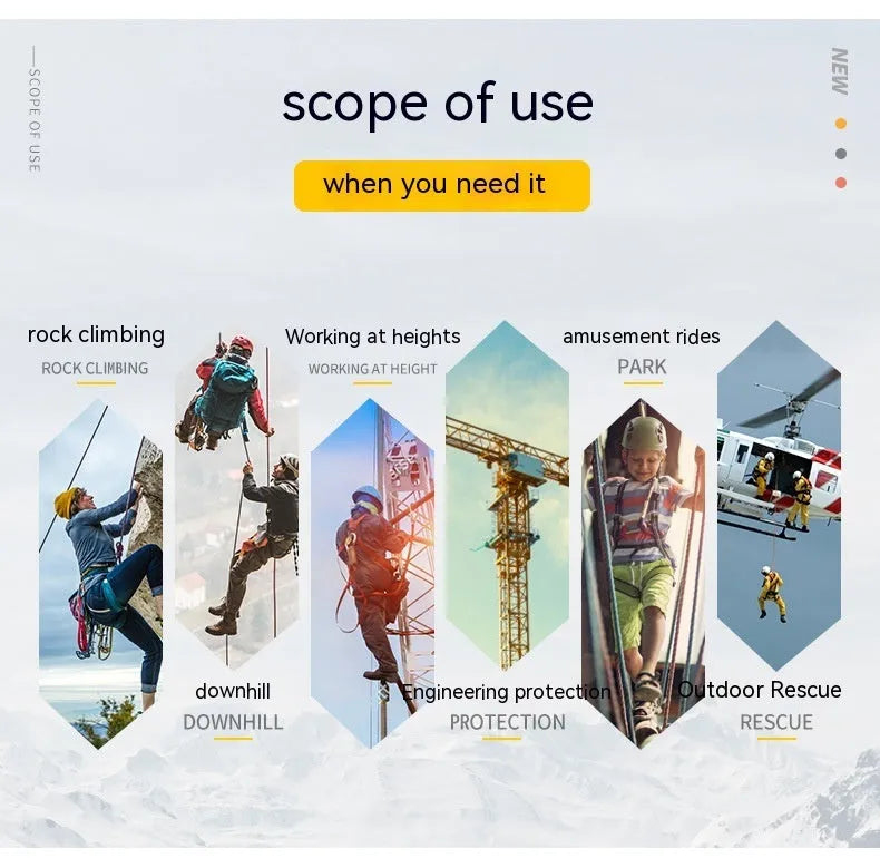 Climbing button carabiner with automatic master lock in multiple colour options for rock climbing equipment