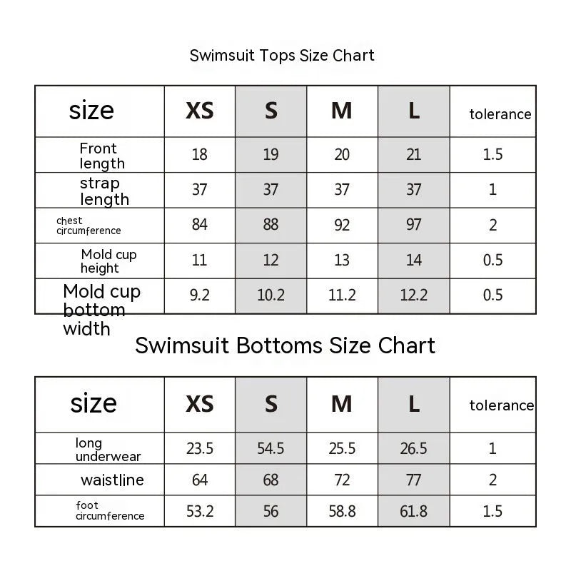 Women's lace-up split backless swimsuit bikini set in polyester with spandex lining
