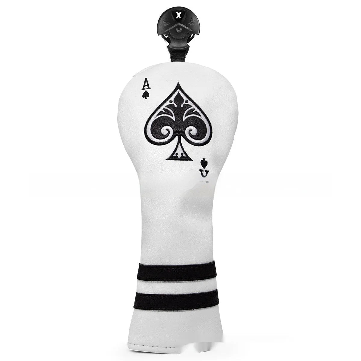 Golf putter sleeve in PU material for clubhead protection and bag organisation