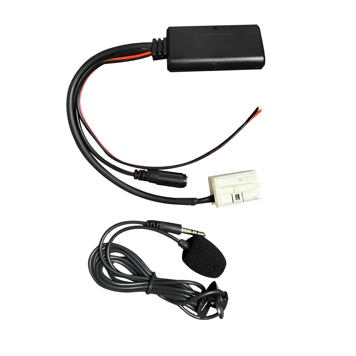 Car Bluetooth Aux cable adapter kit with microphone for Citroen and Peugeot RD4 stereos