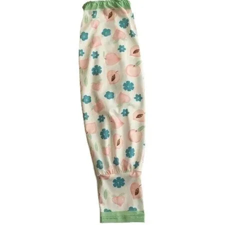 Printed ice silk sun protection oversleeves in floral fireworks leaf sunflower peach magnolia or solid colour designs