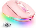 24g wireless optical mouse in various colours with USB charging cable