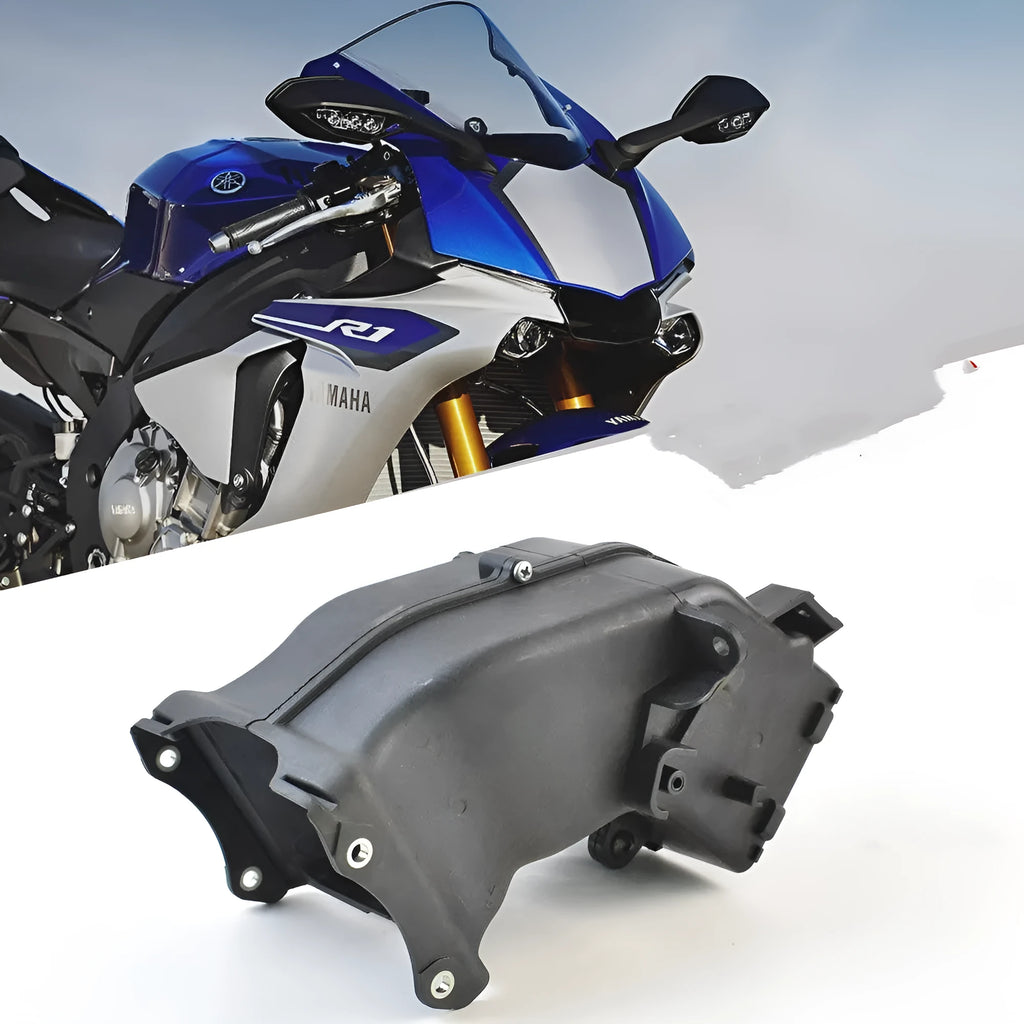 Black motorcycle ventilation pipe for Yamaha models, 280mm x 170mm x 160mm