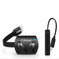 Black USB HDMI dongle for Android phone screen mirroring to TV with 1080p output